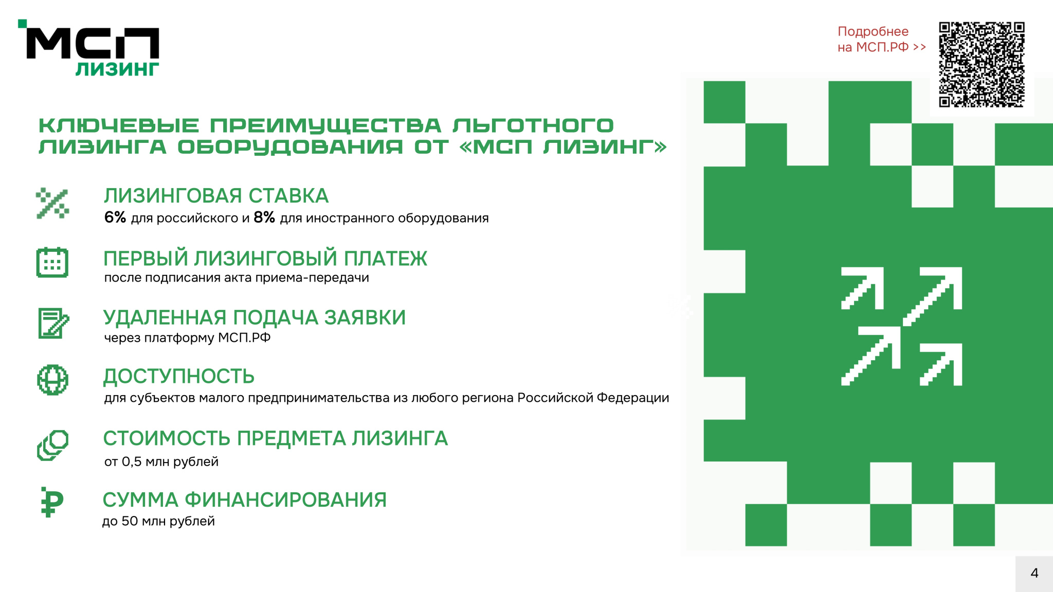 Ключевые преимущества